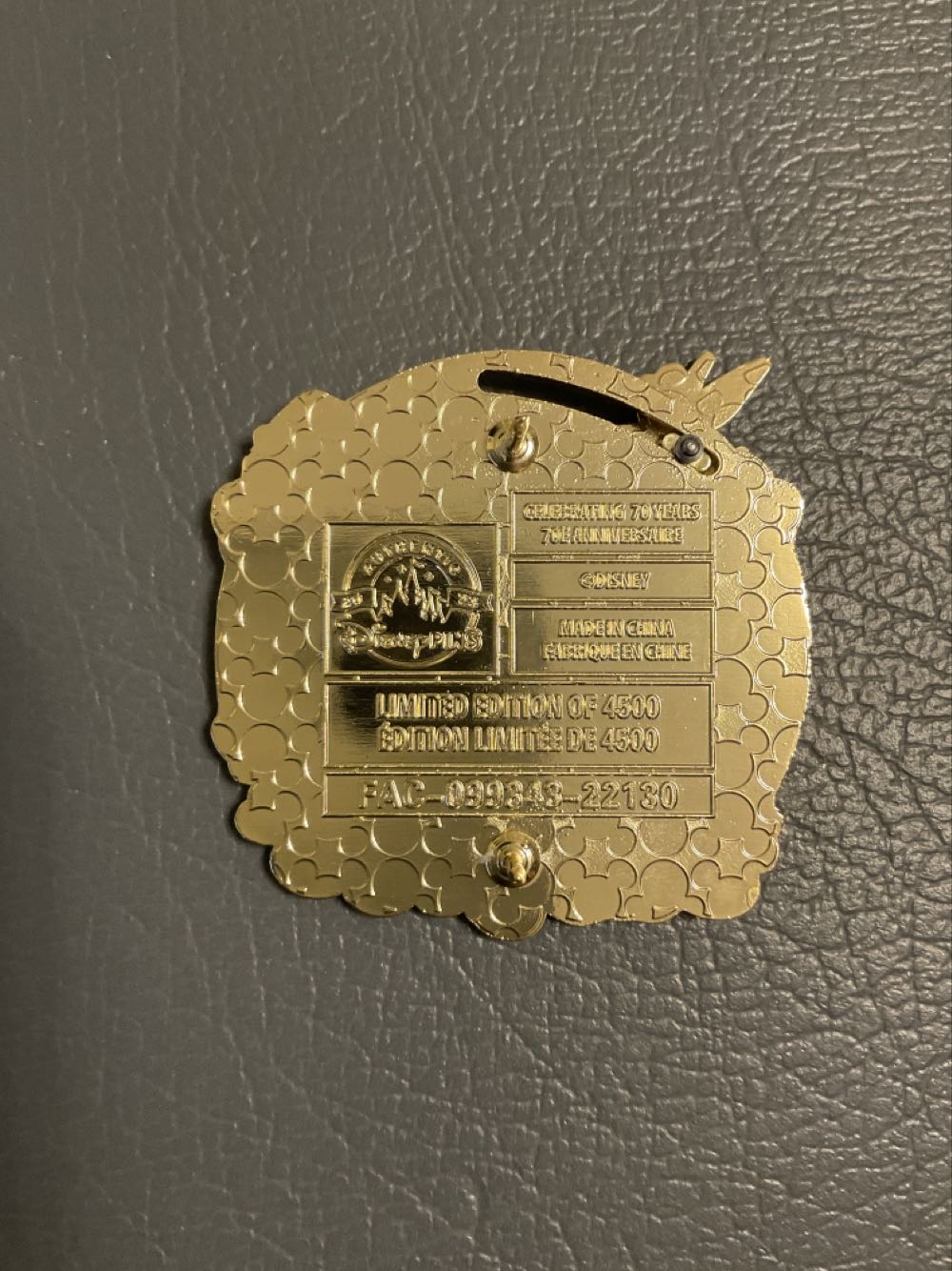 Peter Pan - 70th Slider - Ltd Edition 4500  pin collectible - Main Image 2