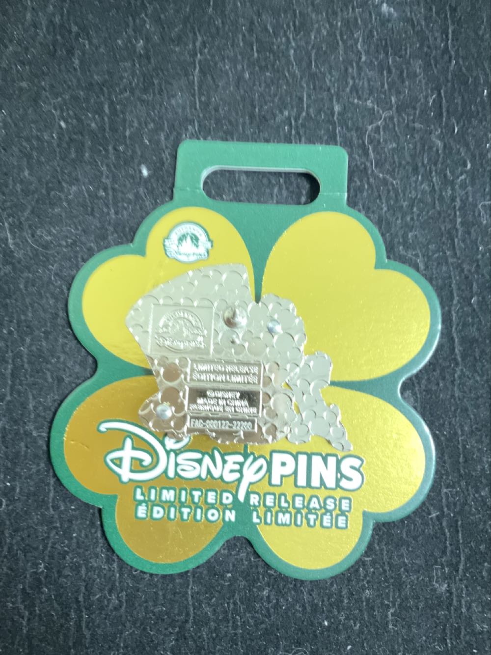 Chip & Dale - St Patricks Day 2023 - Ltd Release  pin collectible - Main Image 2
