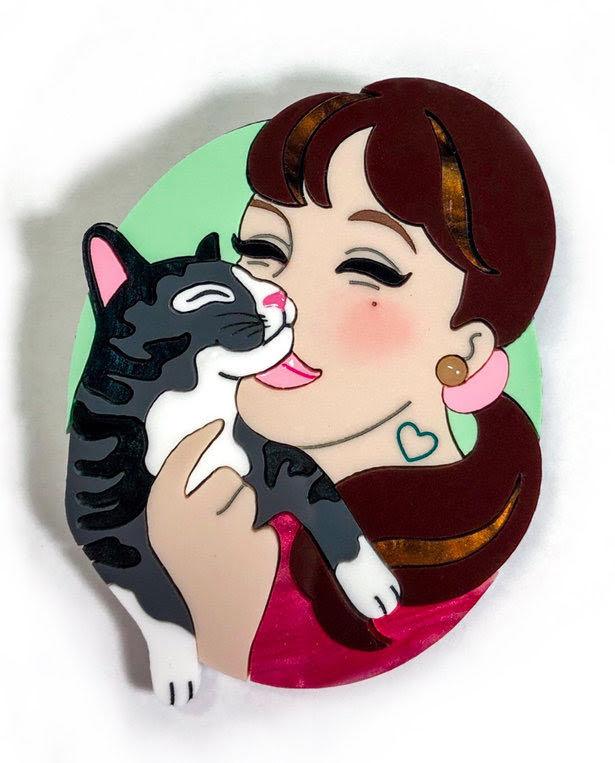 TMOMJ - Girl’s Best Friend (kitty) - Brooch pin collectible - Main Image 4