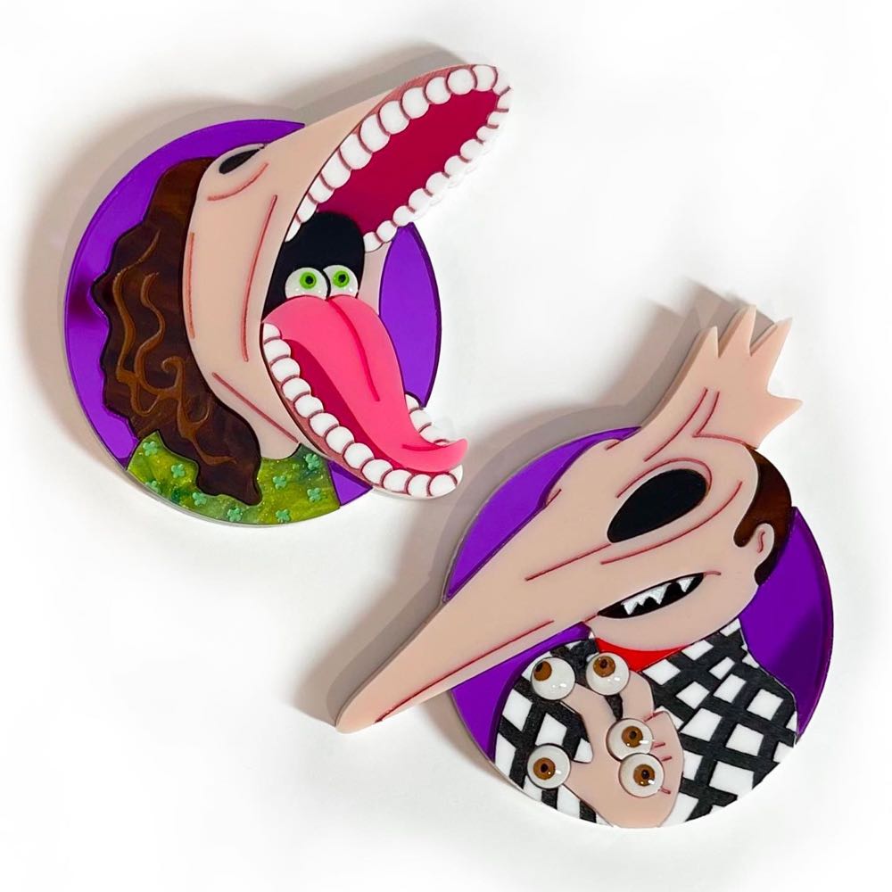 Rock the Panda - Black Cat (cardi clips)