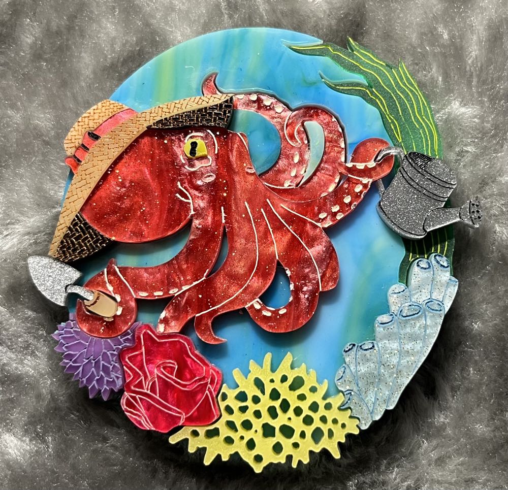 Gory Dorky - Octopus Gardening - Brooch pin collectible - Main Image 2