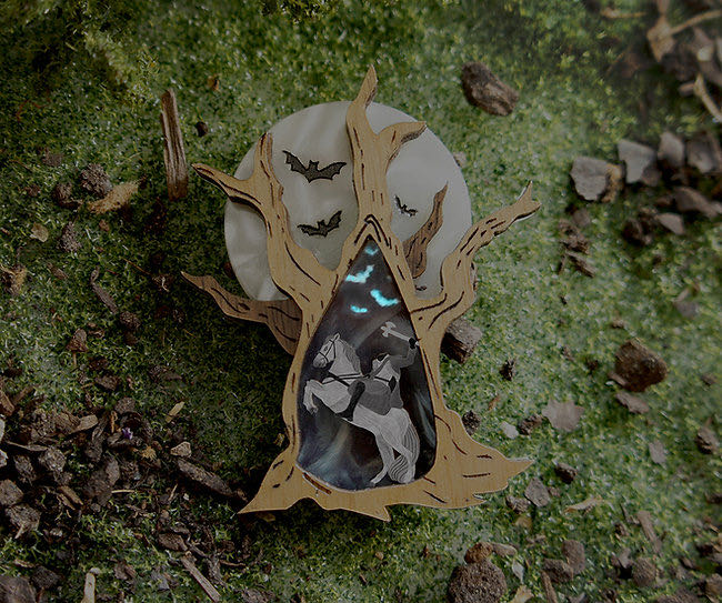 Laliblue - Sleepy Hollow - Brooch pin collectible - Main Image 3