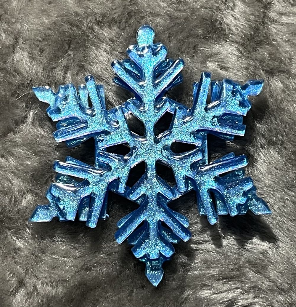 Vera Chan - Snowflake (blue glitter) - Brooch pin collectible - Main Image 2