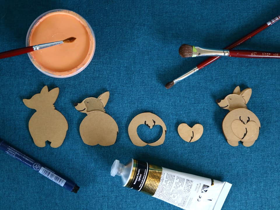 Vera Chan - Corgi Bum - Brooch pin collectible - Main Image 4