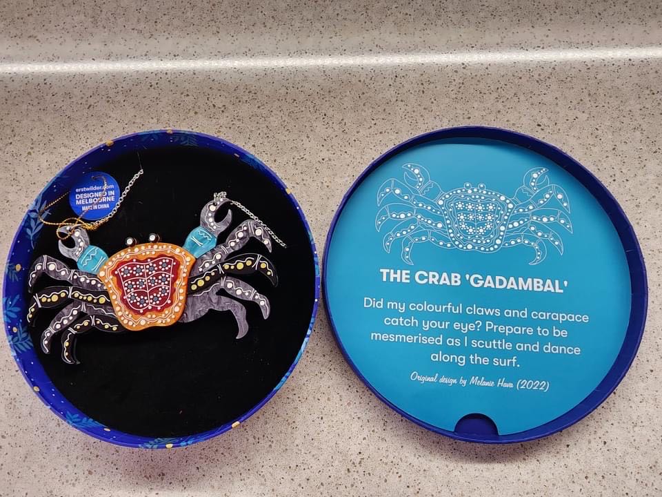 Erstwilder - The Crab “Gadambal” - Necklace pin collectible - Main Image 2