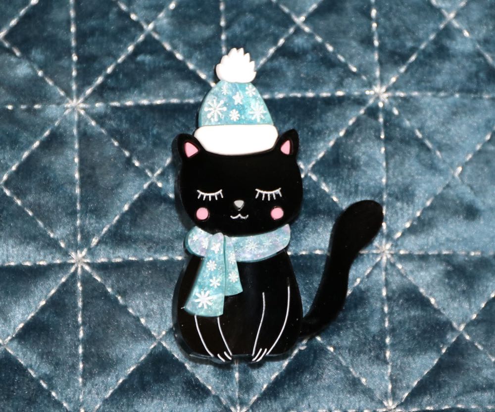 Wintersheart - Let It Snow Kitty - Brooch pin collectible - Main Image 1