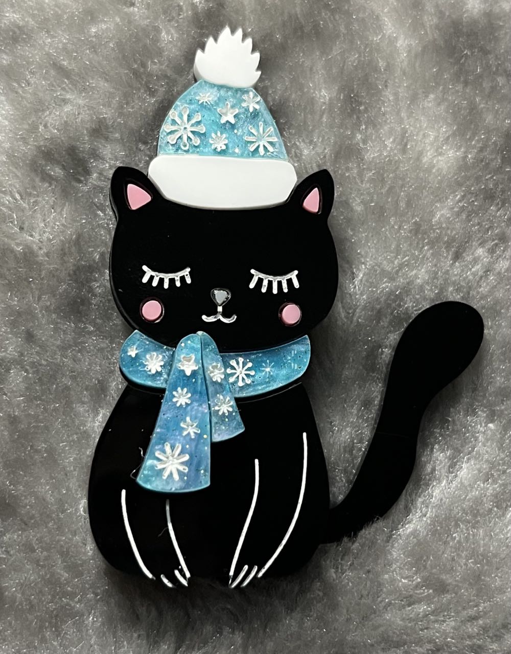 Wintersheart - Let It Snow Kitty - Brooch pin collectible - Main Image 2