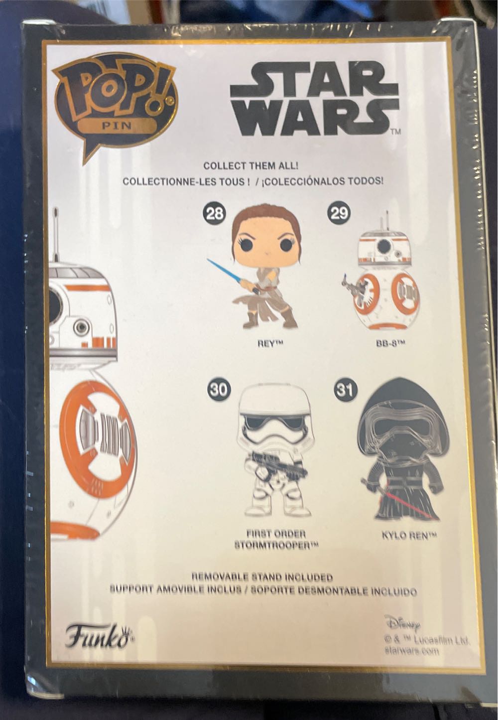 BB-8 - Enamel pin 4.5 pin collectible [Barcode 671803437036] - Main Image 2