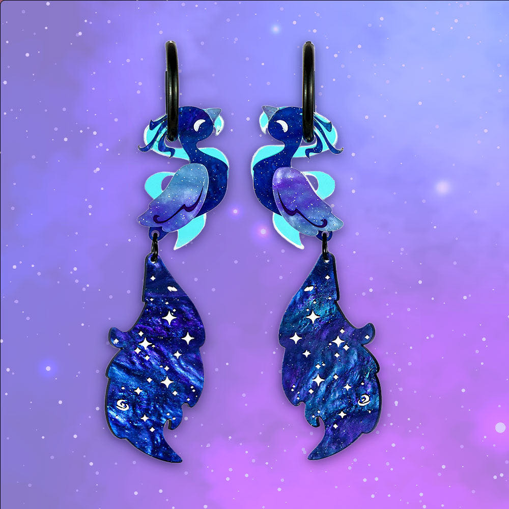 Binkabu - Elemental Aether Bird Dangles - Earrings pin collectible - Main Image 3