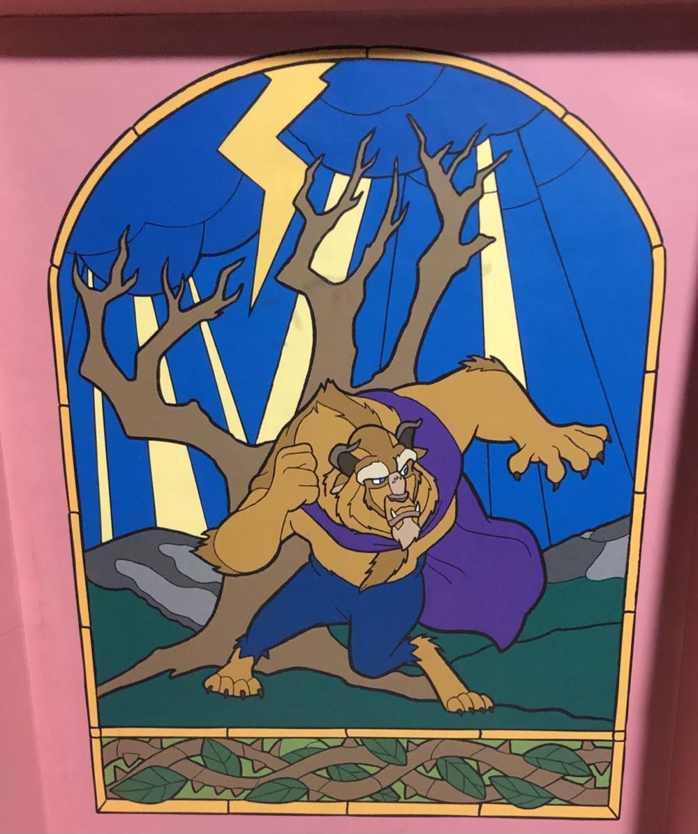 Disney’s Beauty And The Beast Stained Glass Pin Set & Keepsake Box  pin collectible - Main Image 2