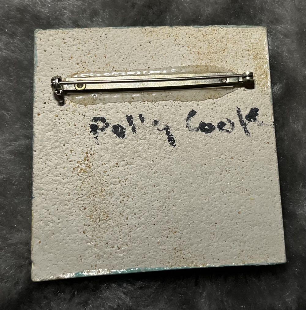Polly Cook - I’m Shy - Ceramic Brooch pin collectible - Main Image 2