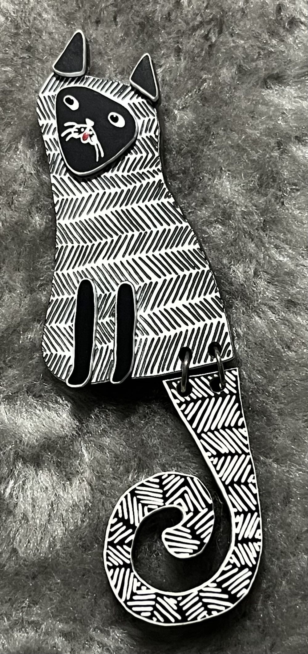 Winnifred’s Daughter - Stripes for Days - Brooch pin collectible - Main Image 2