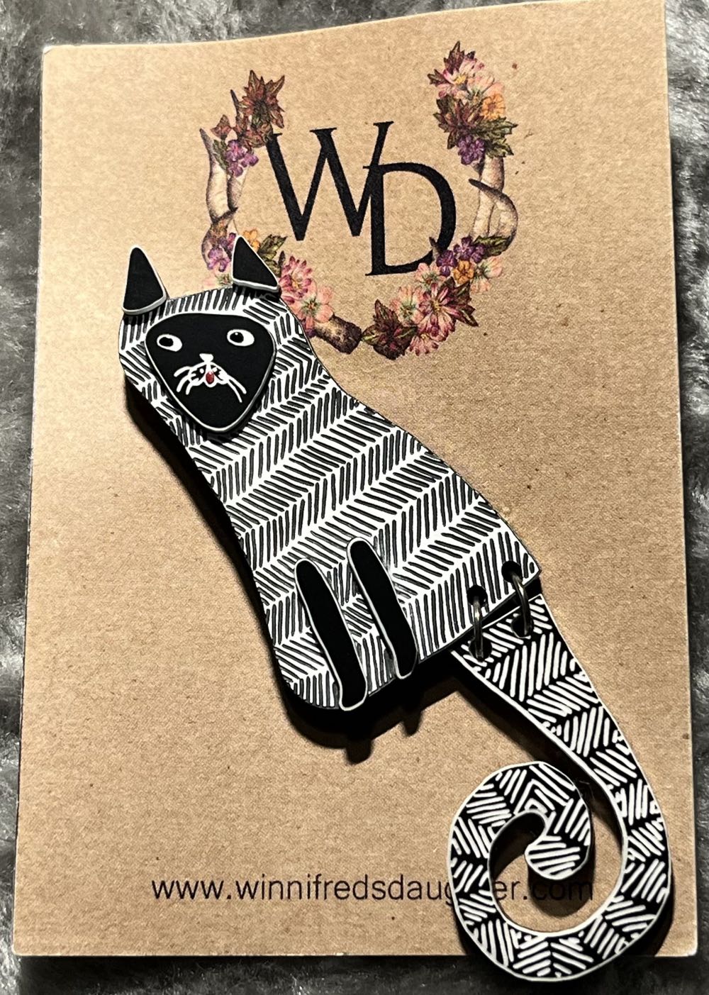 Winnifred’s Daughter - Stripes for Days - Brooch pin collectible - Main Image 4