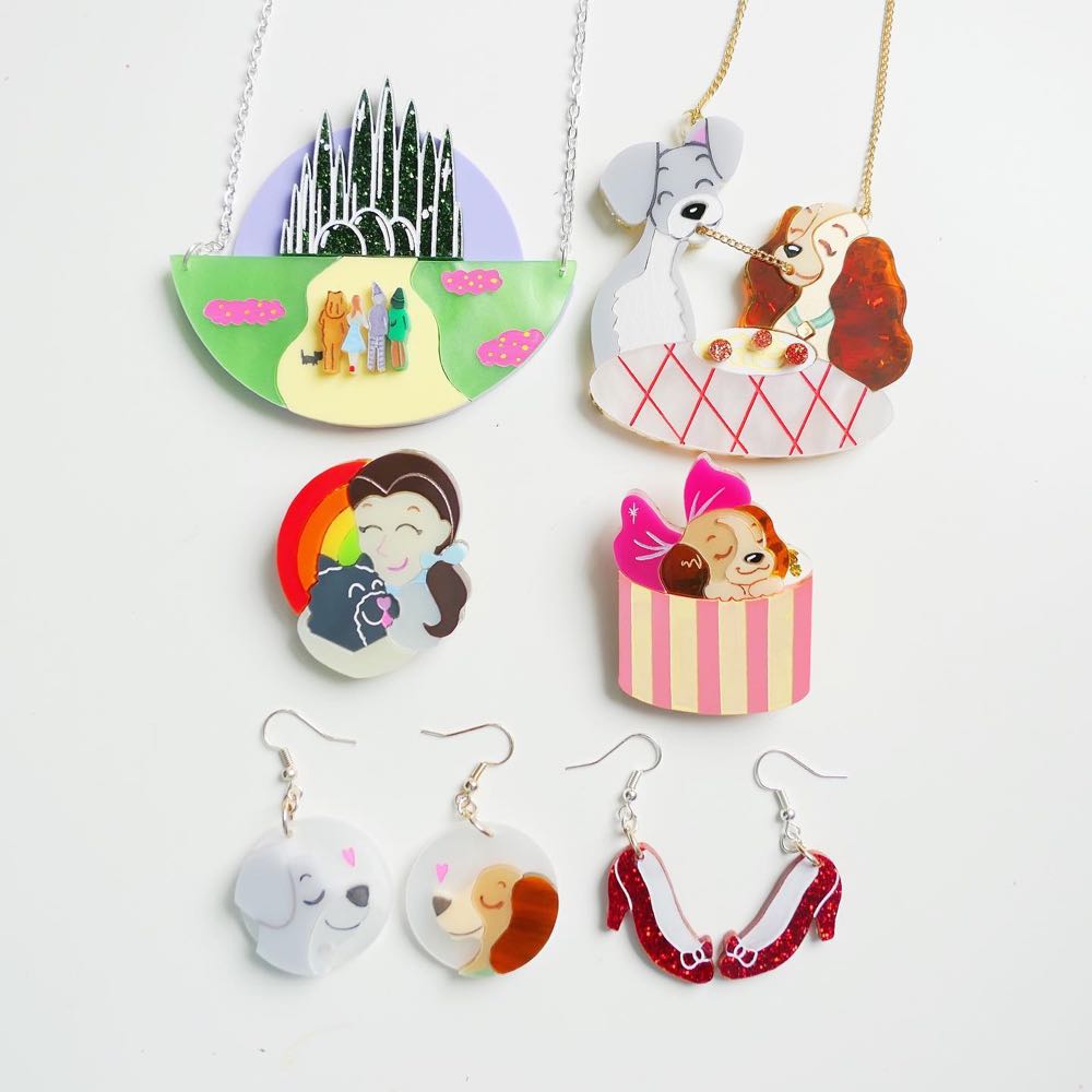 I Love Crafty - Lady and the Tramp Necklace - Necklace pin collectible - Main Image 3