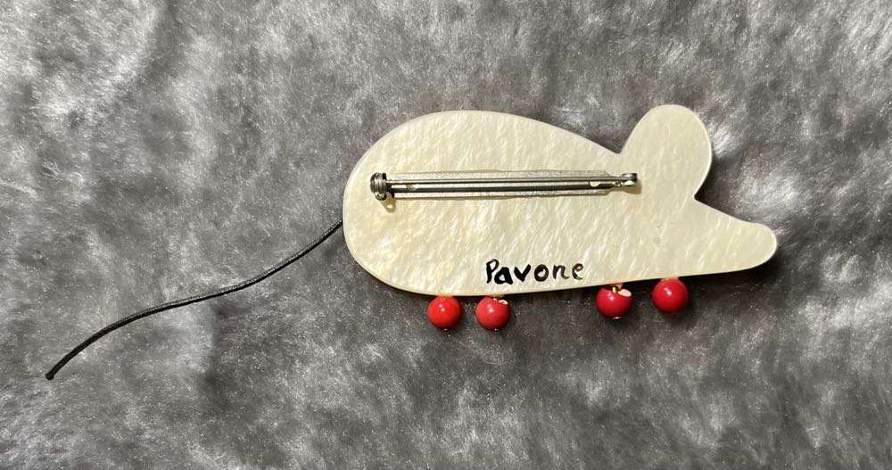 Pavone - Mouse - Brooch pin collectible - Main Image 3