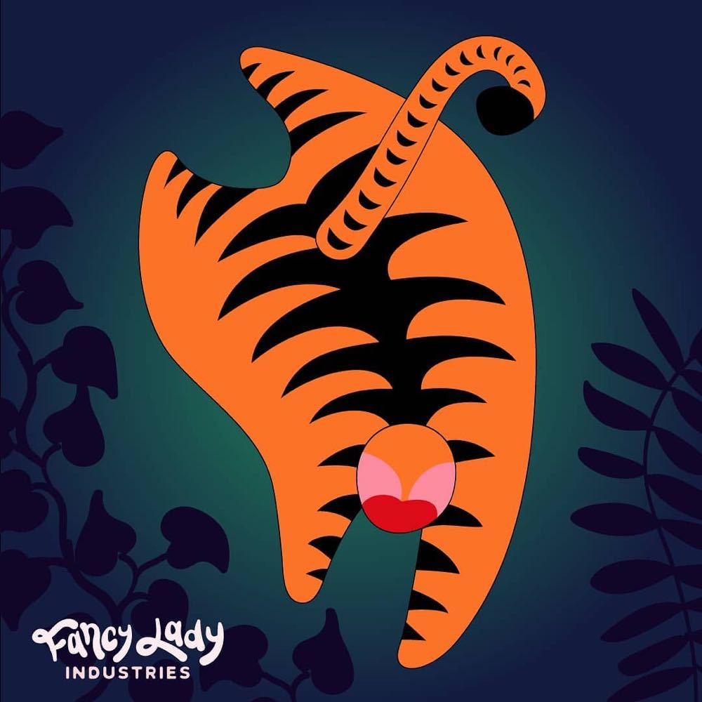 Fancy Lady Industries - Tigress - Brooch pin collectible - Main Image 4