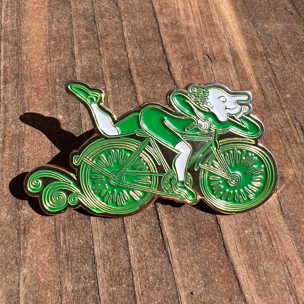 Bicycle Day (Fly Hoffman Fly) - Enamel Pin pin collectible - Main Image 2