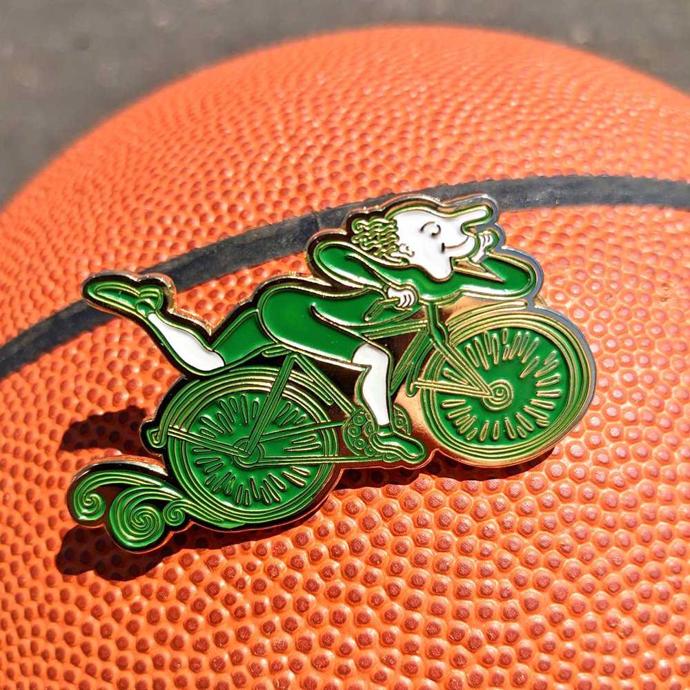 Bicycle Day (Fly Hoffman Fly) - Enamel Pin pin collectible - Main Image 3