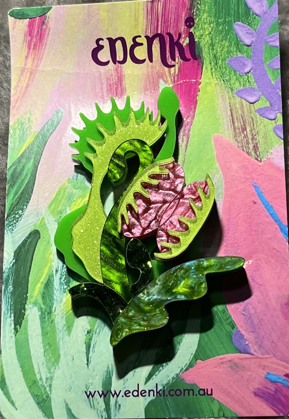 Edenki - Venus Flytrap - Brooch pin collectible - Main Image 3