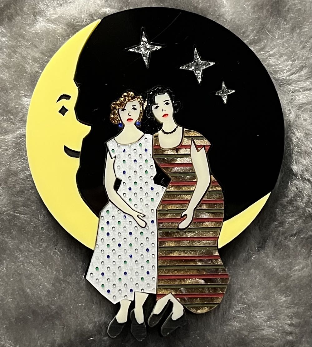 Ginger Whispers - The Young Girl’s Moon Day - Brooch pin collectible - Main Image 2