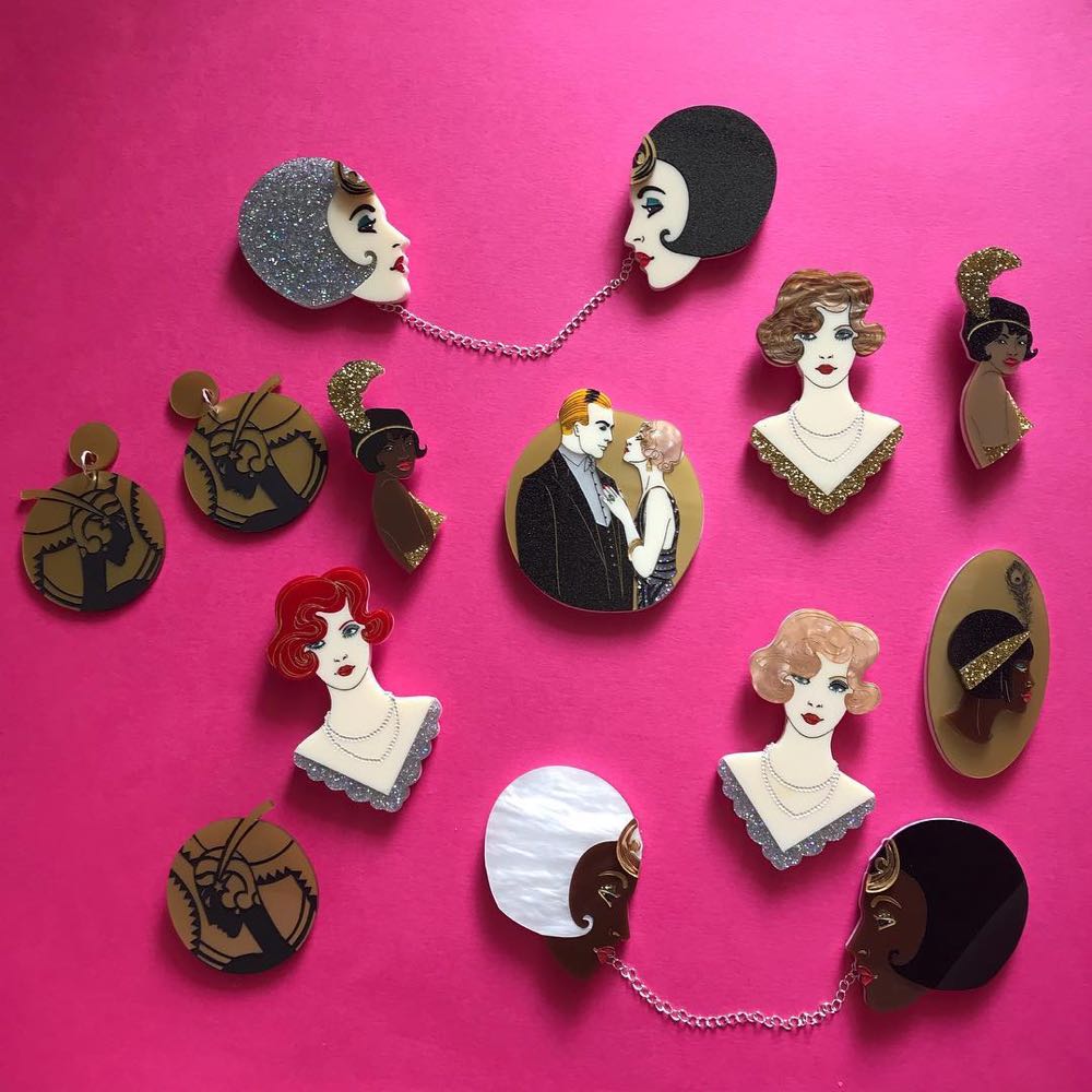 Daisy Jean Floral - Daisy & Gatsby - Brooch pin collectible - Main Image 3