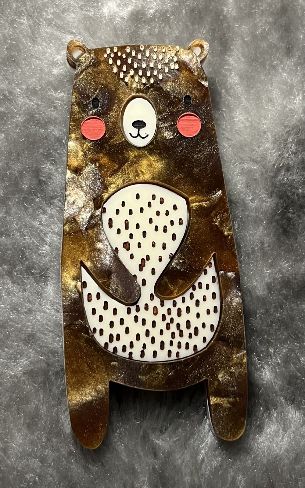 Daisy Jean Floral - Billy the Bear - Brooch pin collectible - Main Image 2