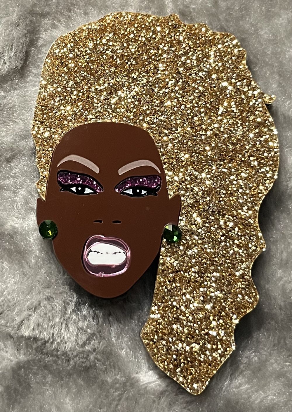 Lou Taylor - RuPaul - Brooch pin collectible - Main Image 2