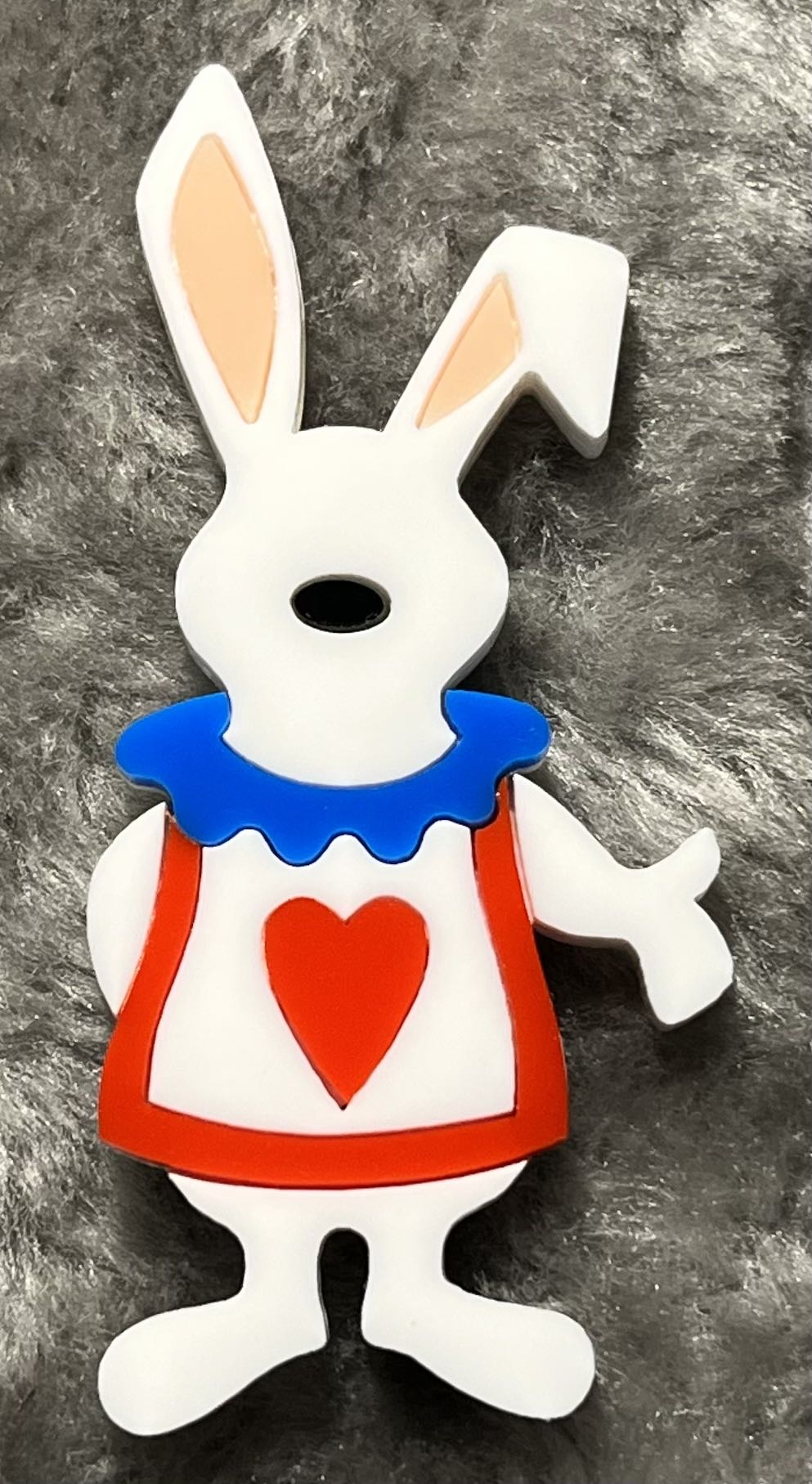 The Pistol Pencil - White Rabbit - Brooch pin collectible - Main Image 2