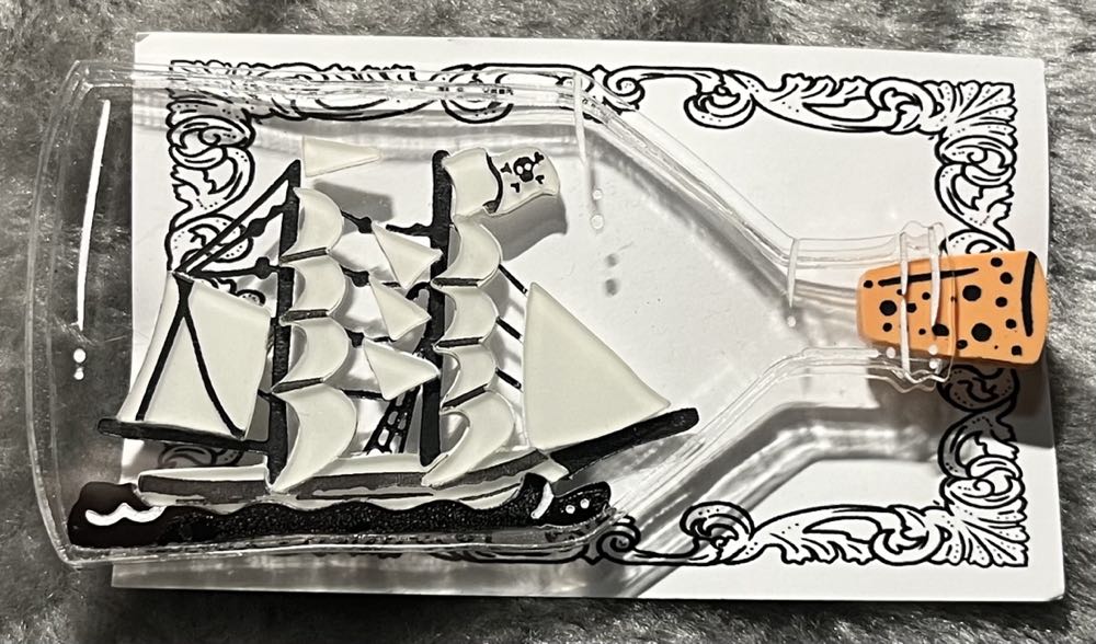 Hungry Designs - Ghost Ship in a Bottle - Brooch pin collectible - Main Image 3
