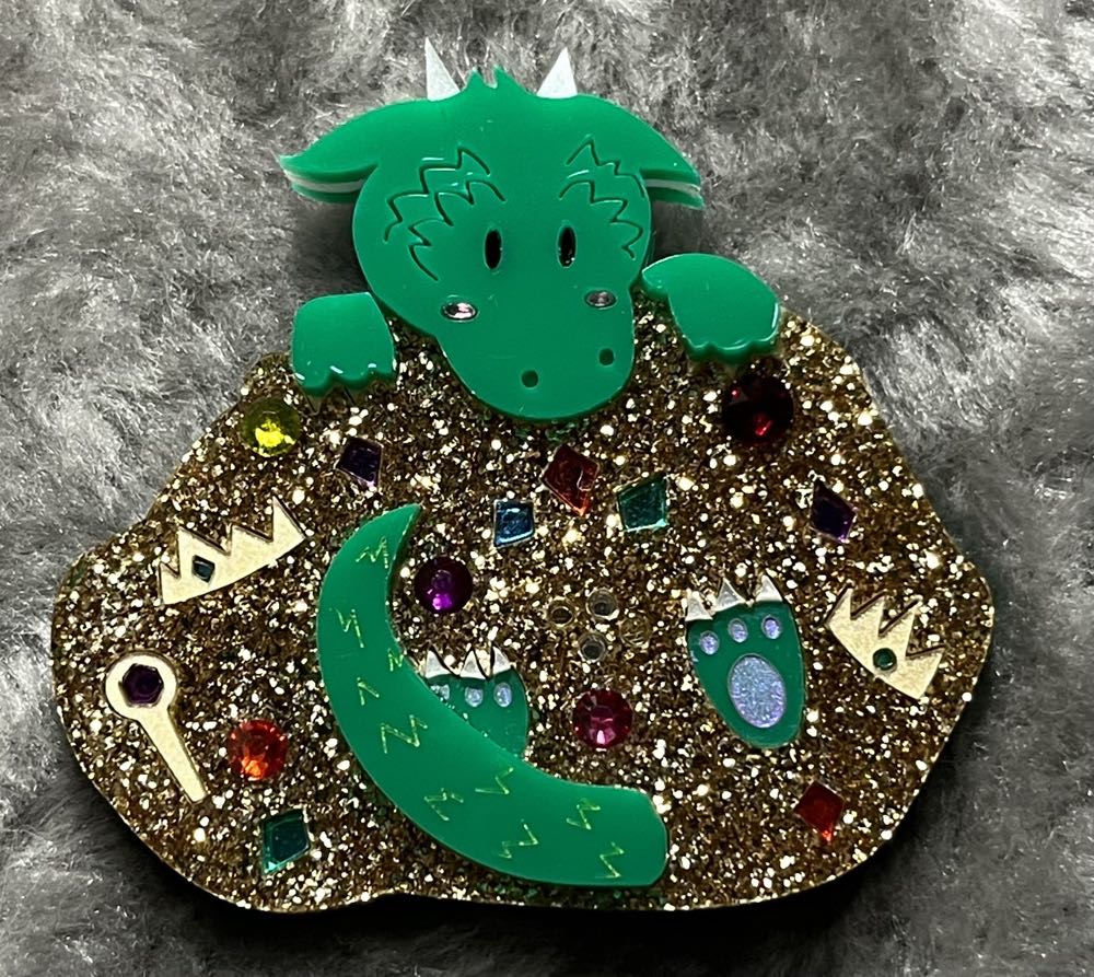 Pandacat - Baby Dragon Hoard - Brooch pin collectible - Main Image 2