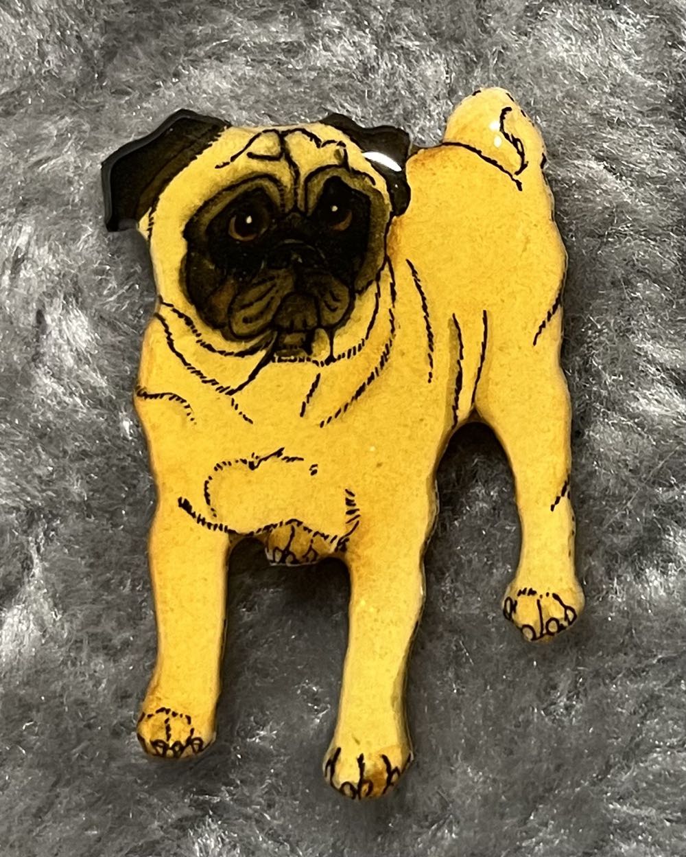 MB Design - Mops - Brooch pin collectible - Main Image 2