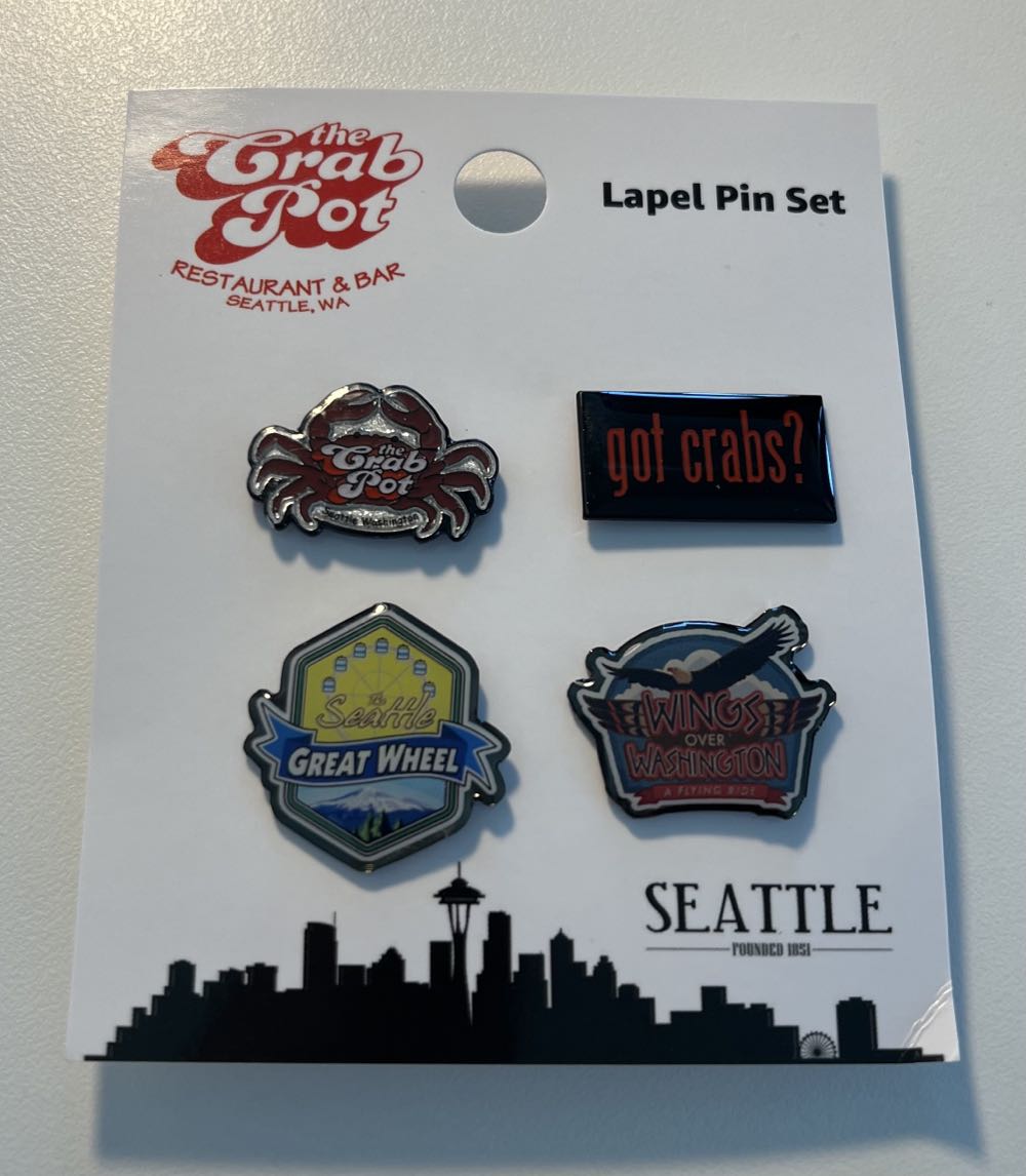 The Crab Pot Seattle, Washington  pin collectible - Main Image 2