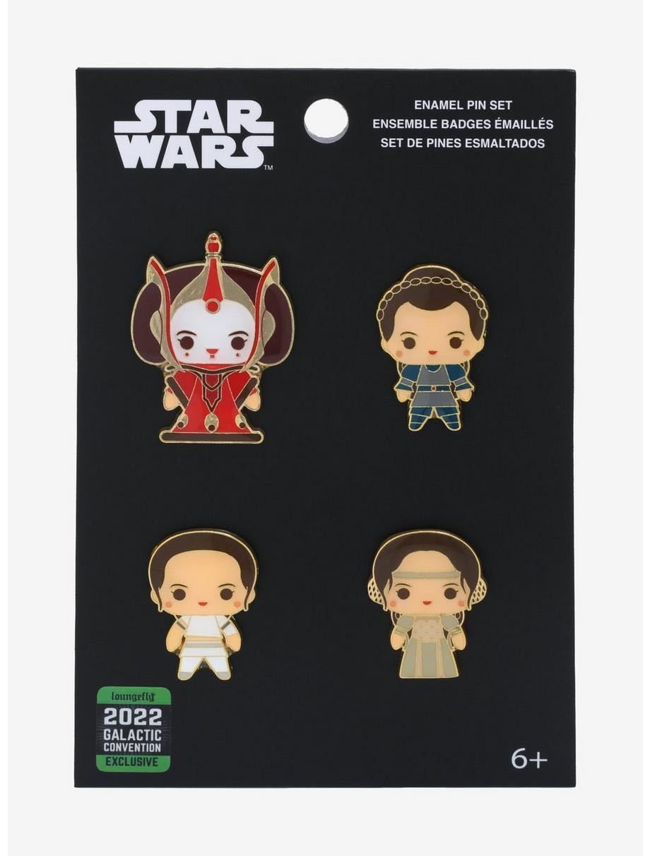Padmé Amidala Outfits Pin Set Star Wars pin collectible - Main Image 1