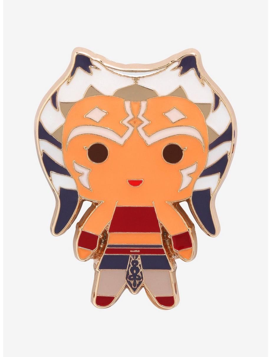 Loungefly Star Wars Chibi Ahsoka Tano Enamel Pin – BoxLunch Exclusive  pin collectible - Main Image 2