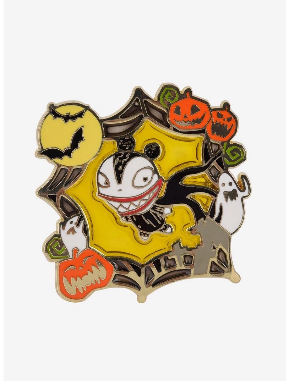 Disney The Nightmare Before Christmas Scary Teddy Frame Enamel Pin - BoxLunch Exclusive pin collectible - Main Image 1