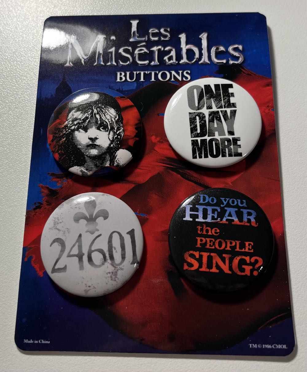 One Day More - Button pin collectible - Main Image 2