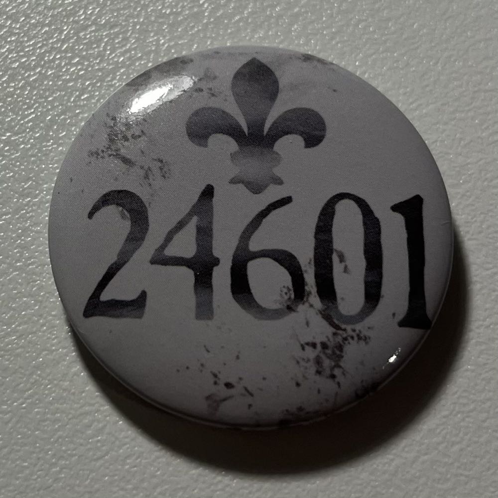 Black And White Eeyore Pin