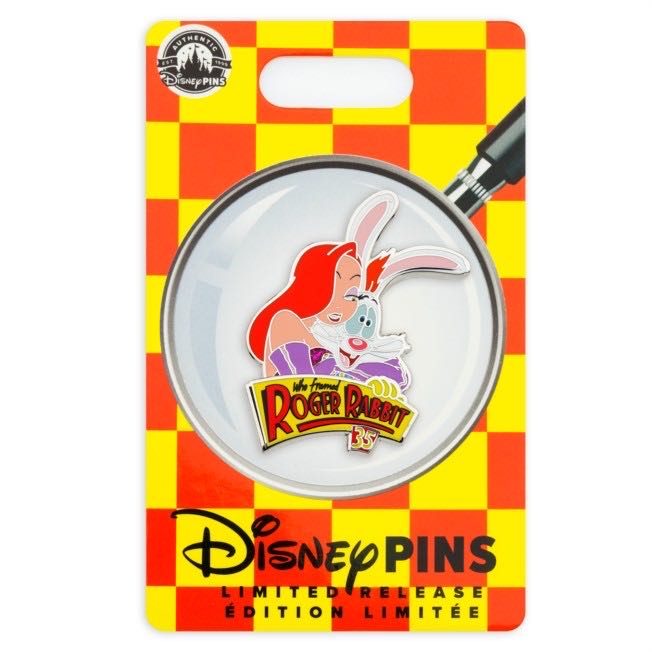 Who Framed Roger Rabbit - 35th Anniversary Roger & Jessica Pin - Metal, Enamel pin collectible [Barcode 465054892658] - Main Image 2