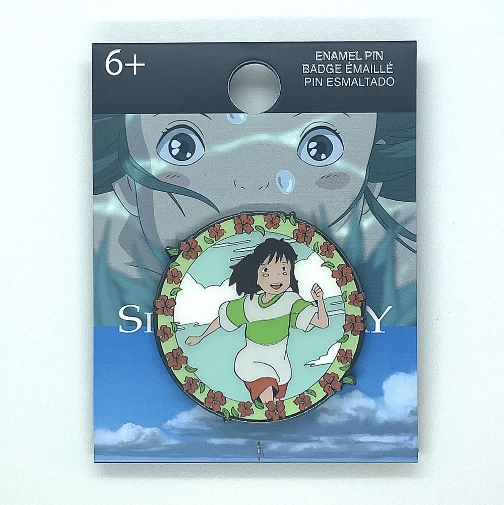 Loungefly Studio Ghibli Spirited Away Chihiro Circular Frame Portrait Enamel Pin - BoxLunch Exclusive - Offset Printed pin collectible [Barcode 17903799] - Main Image 2