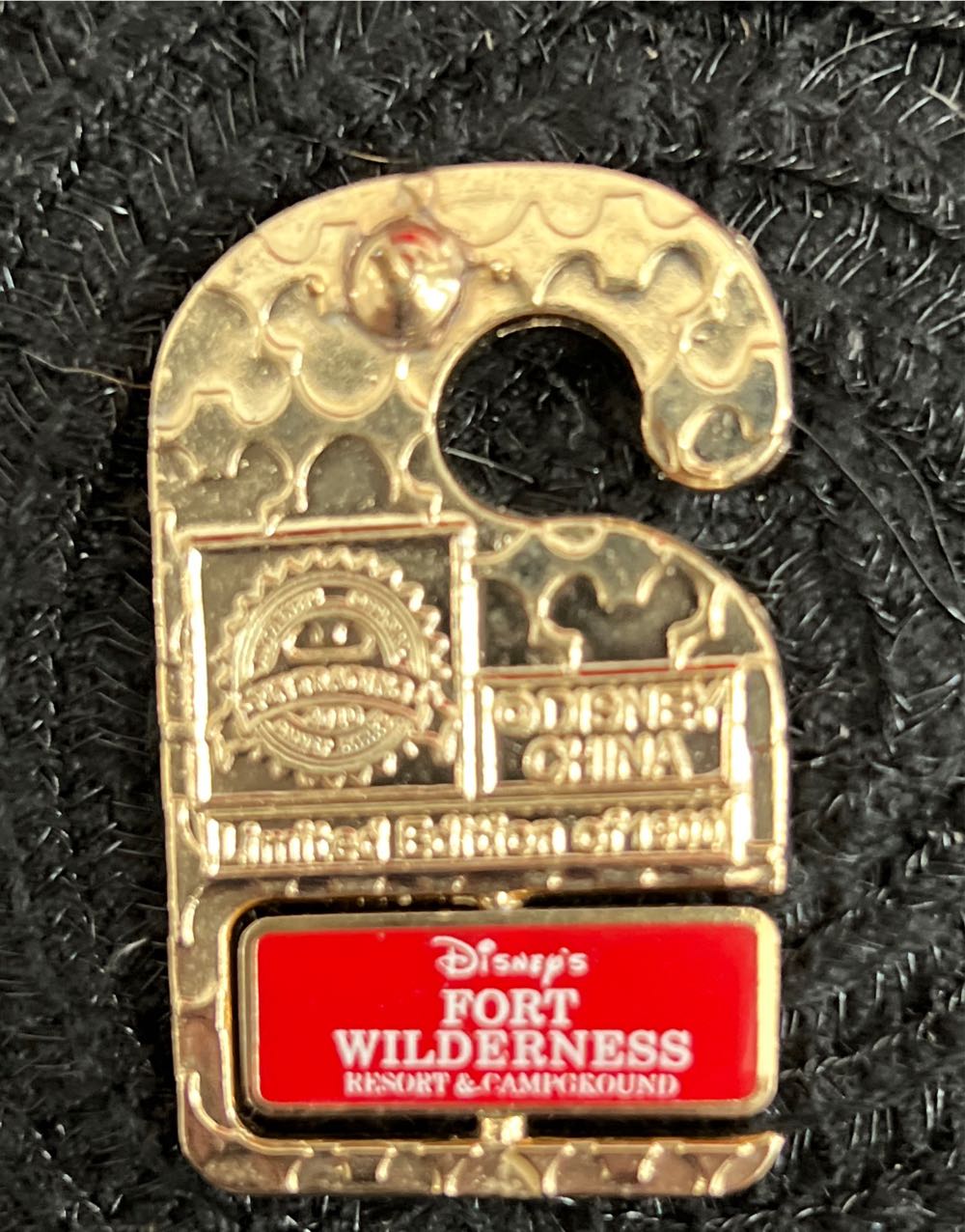 Chip N Dale Door Hanger Pin  - WDW Resort pin collectible - Main Image 4