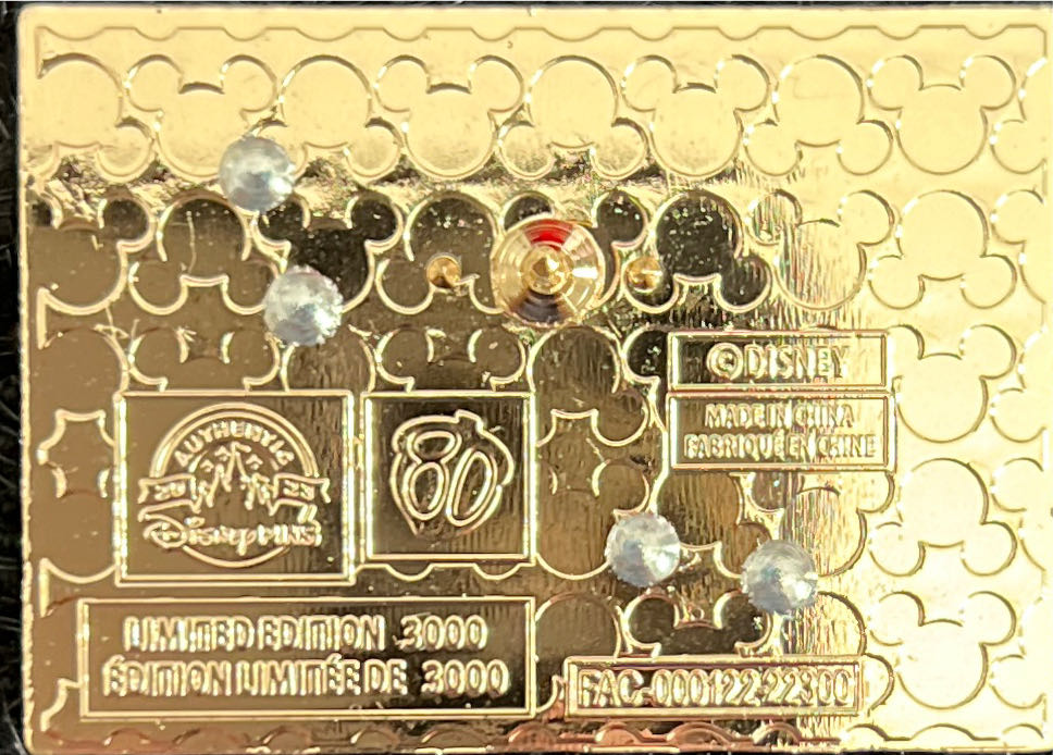 Disney Pin Chip N Dale 80th Anniversary - WDW/DLR pin collectible [Barcode 400956968537] - Main Image 3