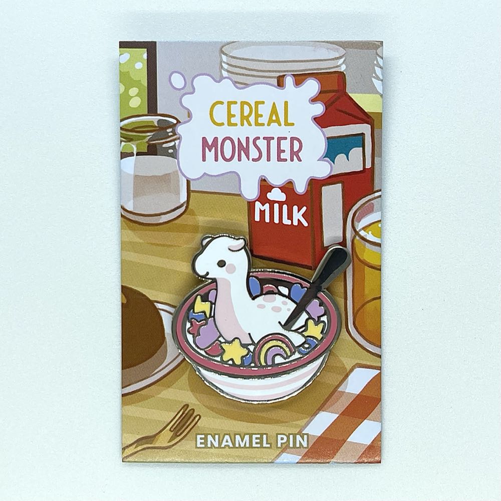 Cereal Monster Pin - Hard Enamel pin collectible - Main Image 2
