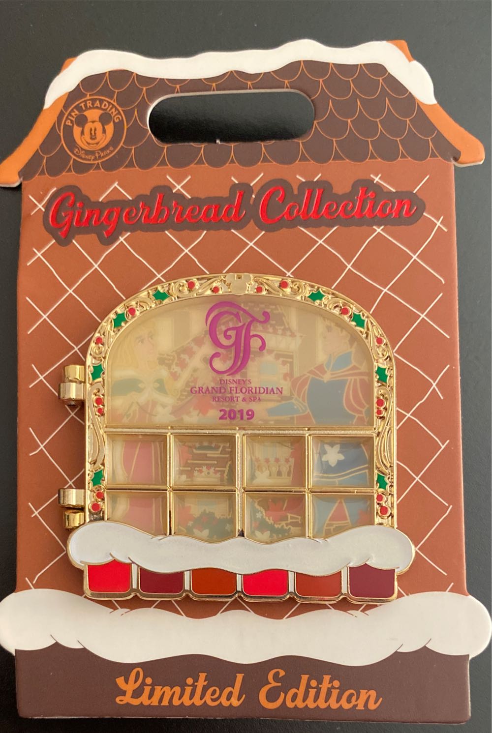 Gingerbread House Grand Floridian Disney And  pin collectible [Barcode 400914565686] - Main Image 2