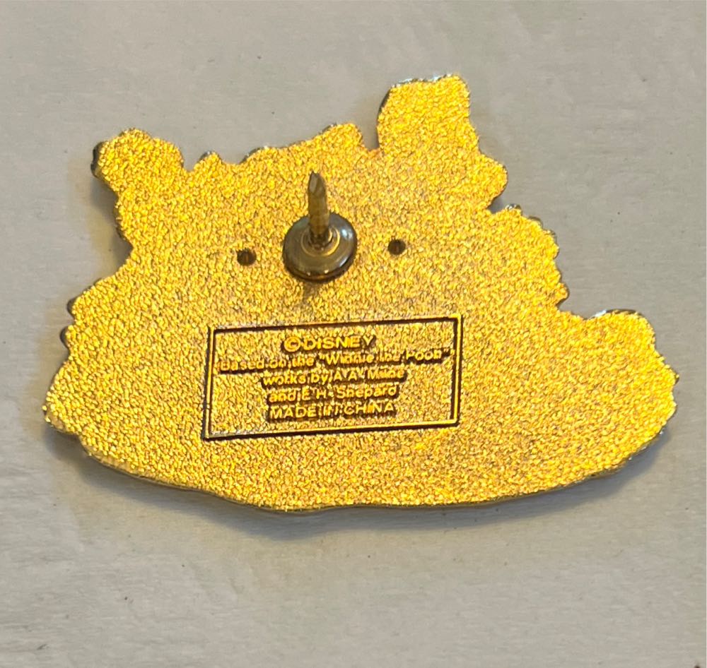 Winnie The Pooh Name Pin w/Butterfly - Open Edition pin collectible - Main Image 2