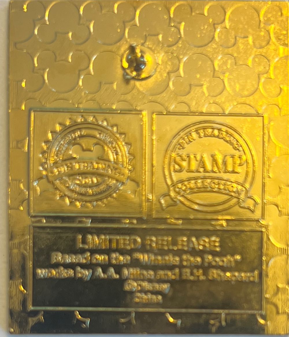 Winnie The Pooh Stamp - Limited Release pin collectible - Main Image 2