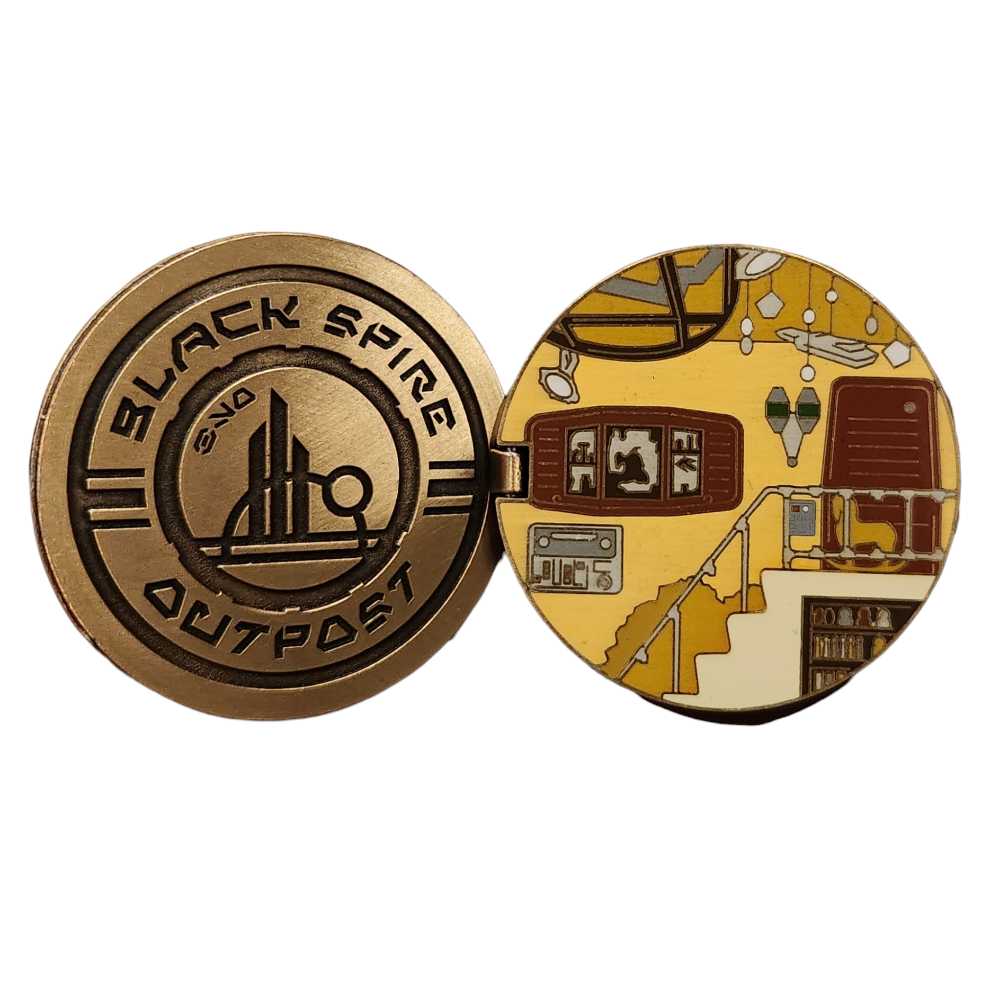 Galaxy’s Edge Black Spire - Dok-Ondar’s Den of Antiquities - Star Wars - Hinged pin collectible [Barcode 400956367439] - Main Image 2