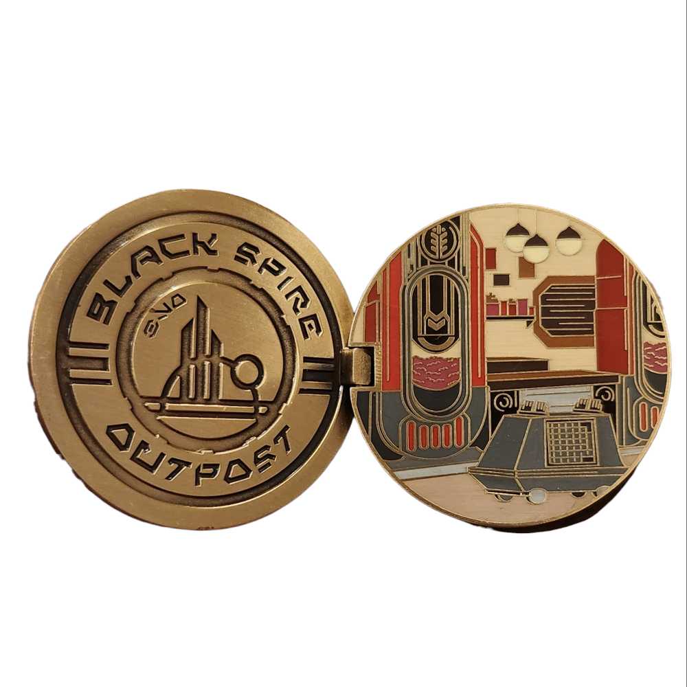 Galaxy’s Edge Black Spire Outpost - Kat Saka’s Kettle Mse 6 - Star Wars - Hinged pin collectible [Barcode 400954121866] - Main Image 2