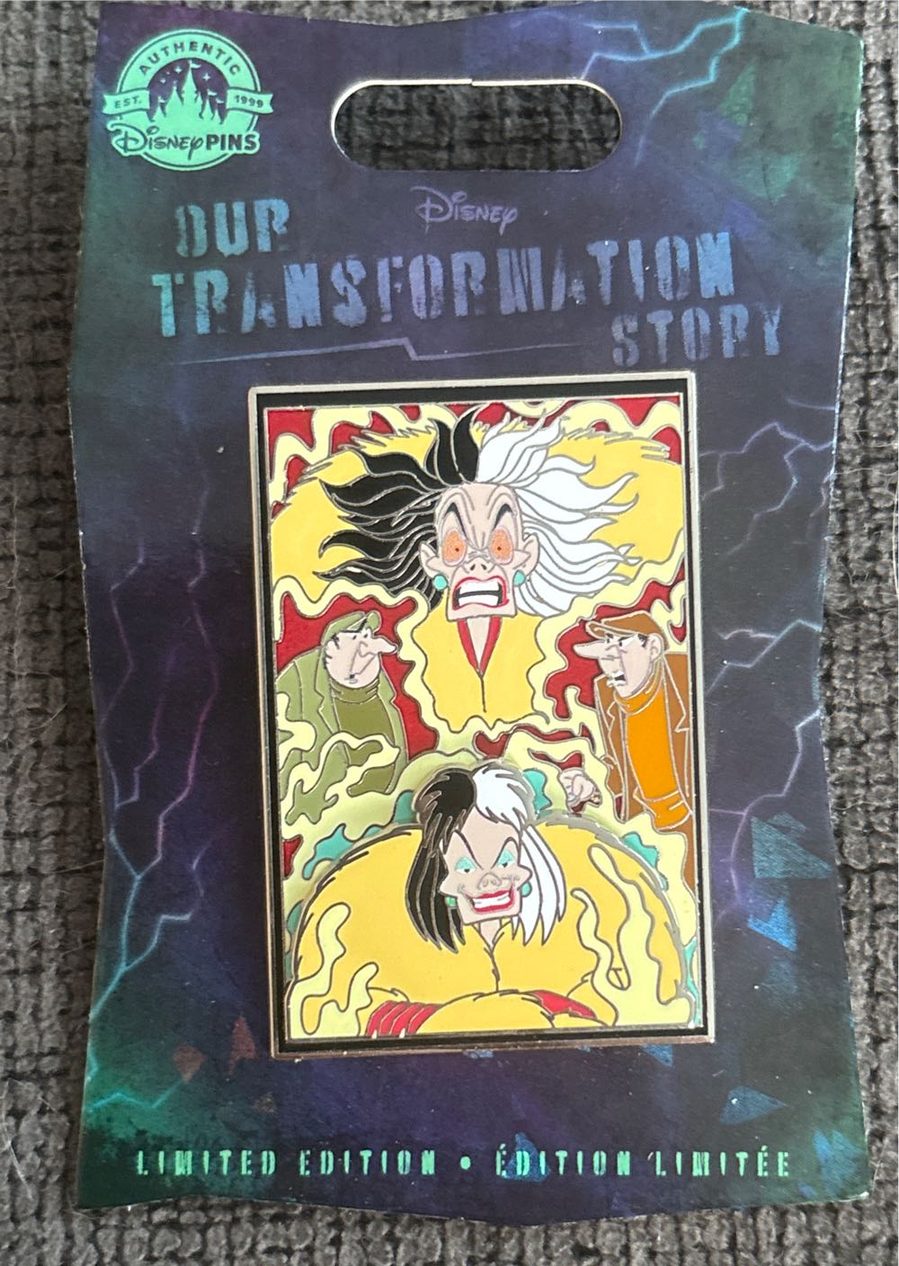 Cruella De Ville Our Transformation Story - Limited Edition pin collectible [Barcode 400951569548] - Main Image 3