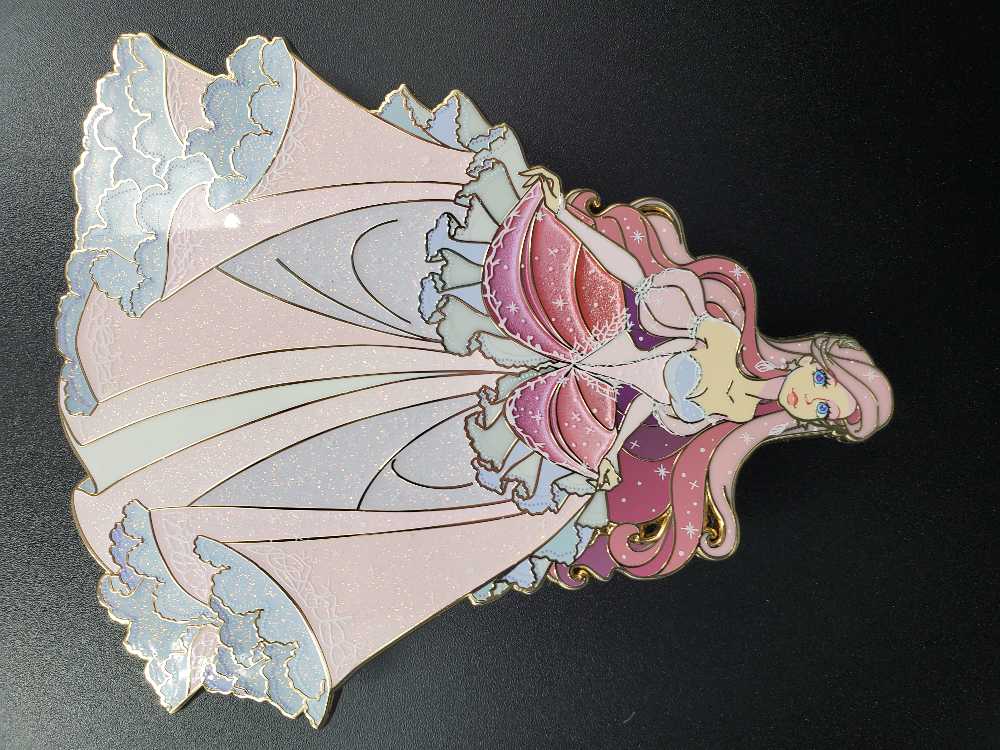 Mushroom Girl Enamel Pin - Yellow