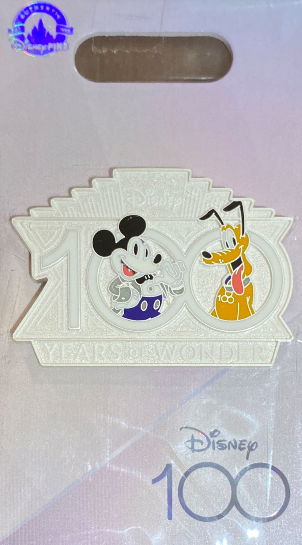 Mickey Mouse And Pluto 100 Years Of Wonder  pin collectible - Main Image 1